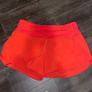 Lululemon speed up shorts 4” mid rise